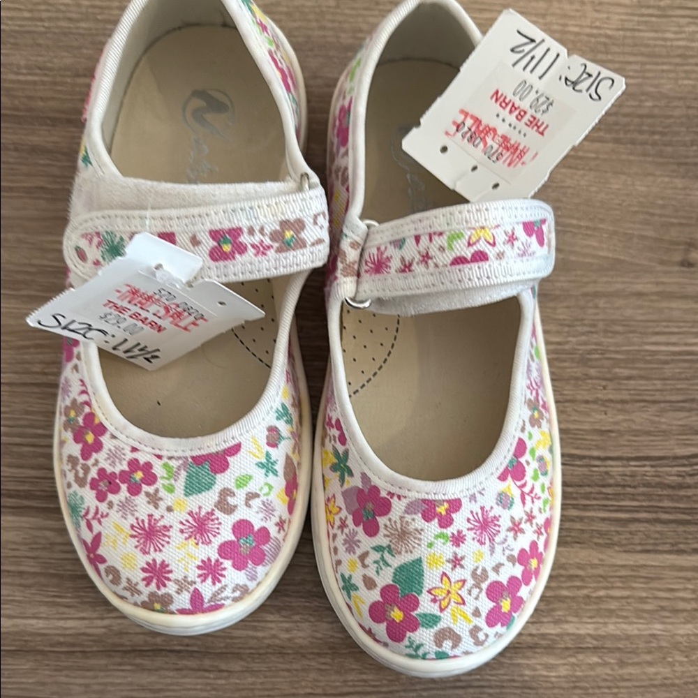 Colorful Floral Kids Shoes